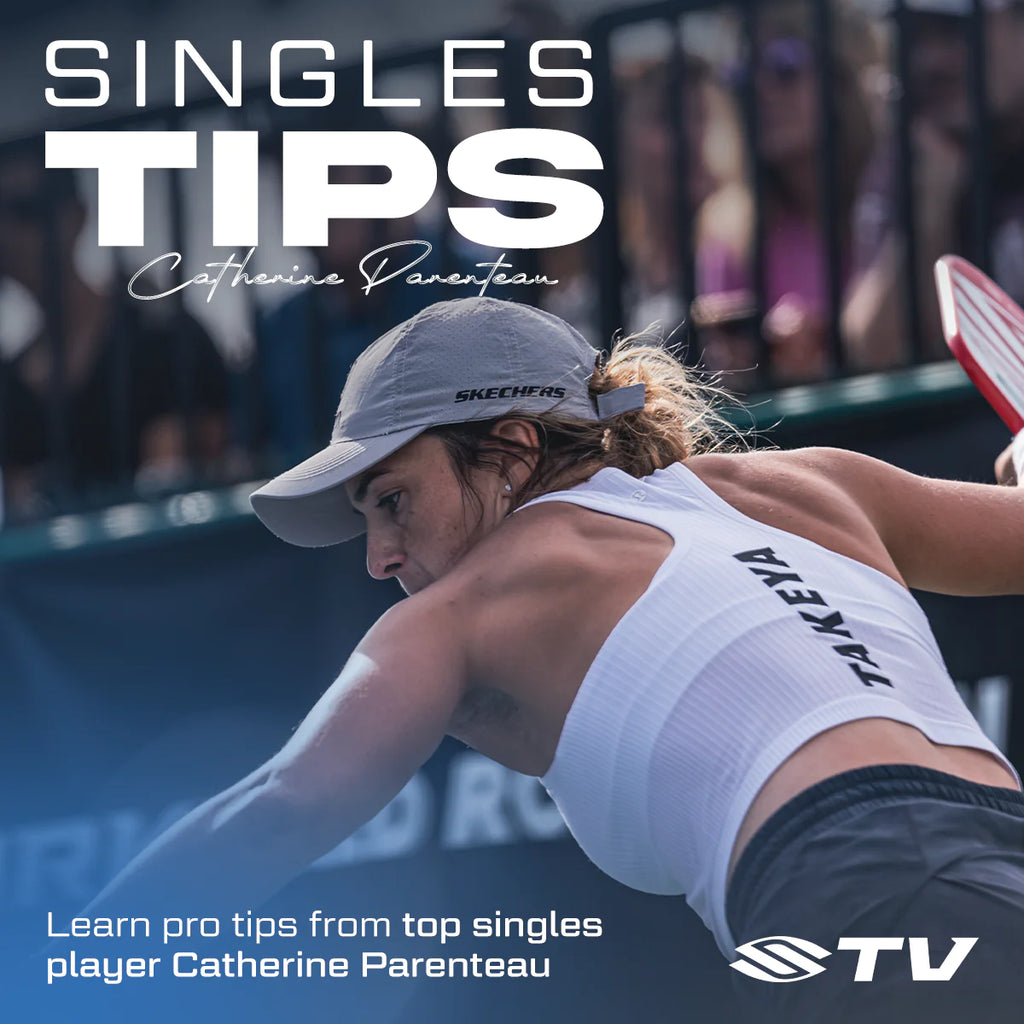 Targeting a weakness in your opponent - Singles tips from pro Catherine Parenteau on SelkirkTV