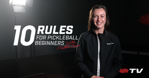 How do you call a pickleball in or out? Tips for beginners from pickleball official Maddie Toren on Selkirk TV Featured Image