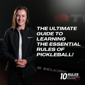 The pickleball non-volley zone (kitchen) explained: Tips for beginners from pickleball official Maddie Toren on SelkirkTV Featured Image