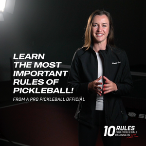 Understanding the pickleball two-bounce rule: Tips for beginners from pickleball official Maddie Toren on SelkirkTV Featured Image