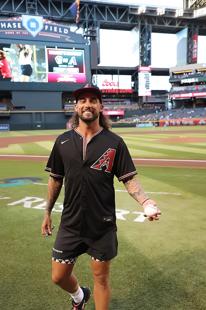 Selkirk Pickleball Pro Tyson McGuffin Throws First Pitch at Arizona Diamondbacks Game