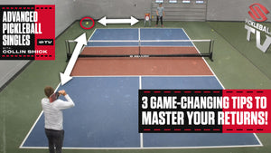 Improving your singles pickleball return of serve: Tips from pro Collin Shick Featured Image