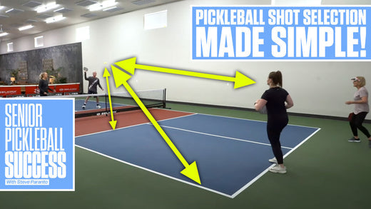 Selecting the correct shot for every pickleball play: Tips for senior success