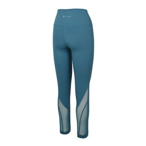 AvaLee by Selkirk Women's Mid-Rise Sheer Calf Legging - Tahoe Teal / XS