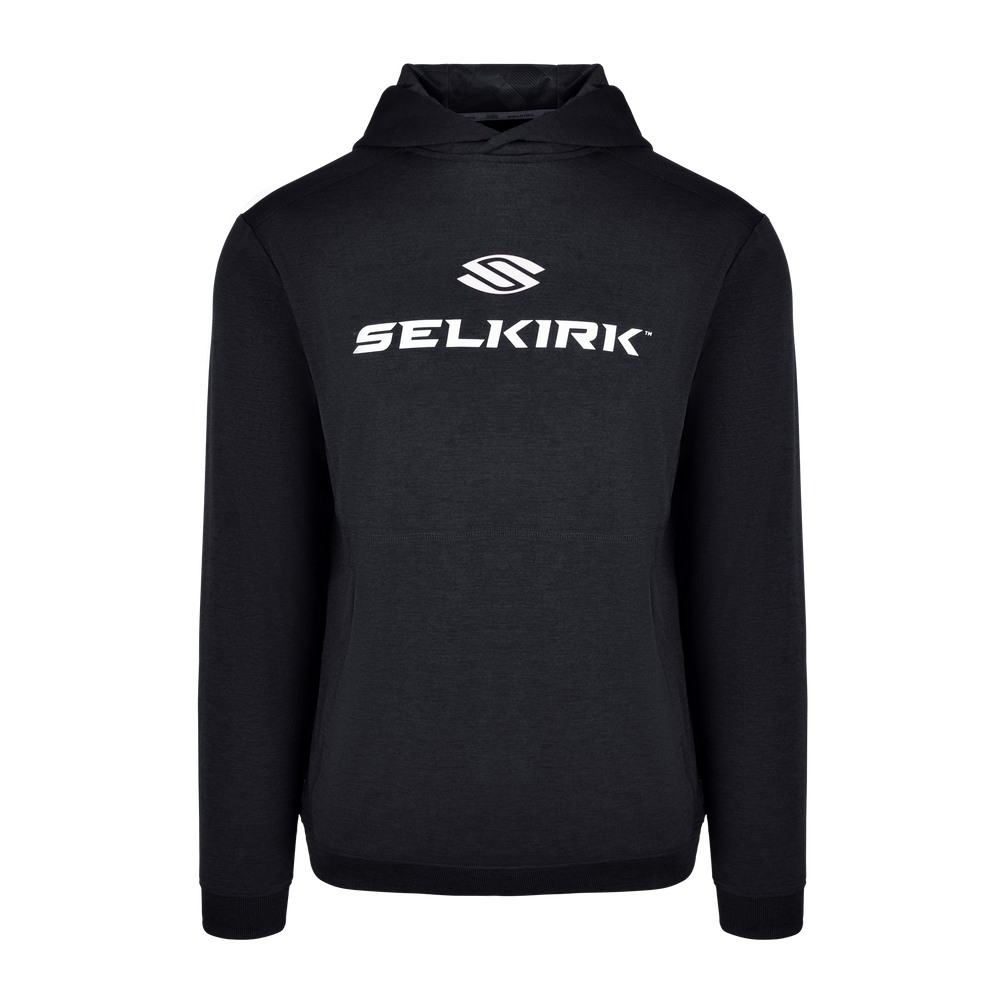 Selkirk Pro Line Men's Hoodie Sweatshirt in Black, Blue, and Gray.