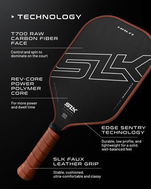 SLK HALO - XL - Pickleball Paddle - Power / Brown