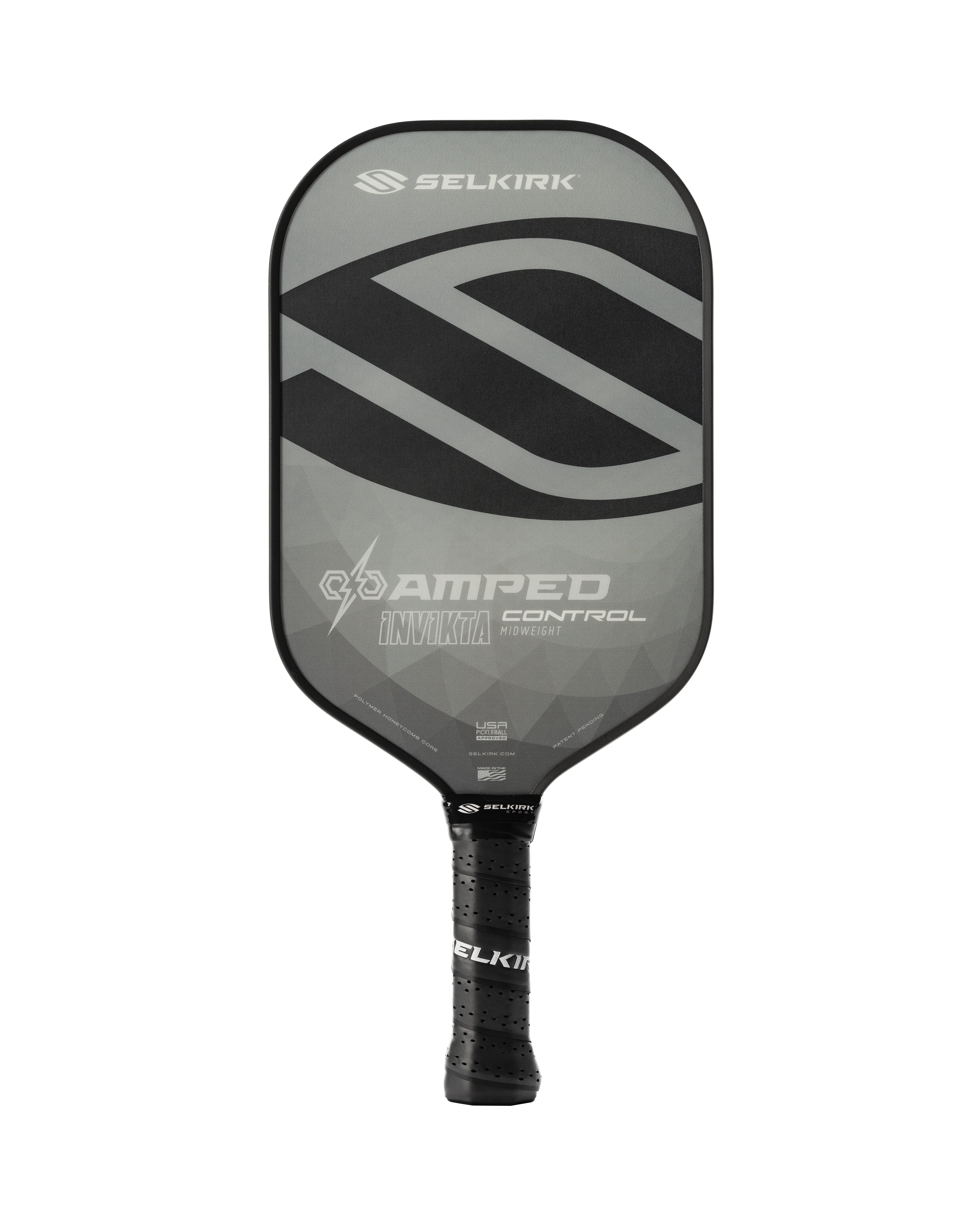 Gray Selkirk AMPED Control - Invikta - Pickleball Paddle