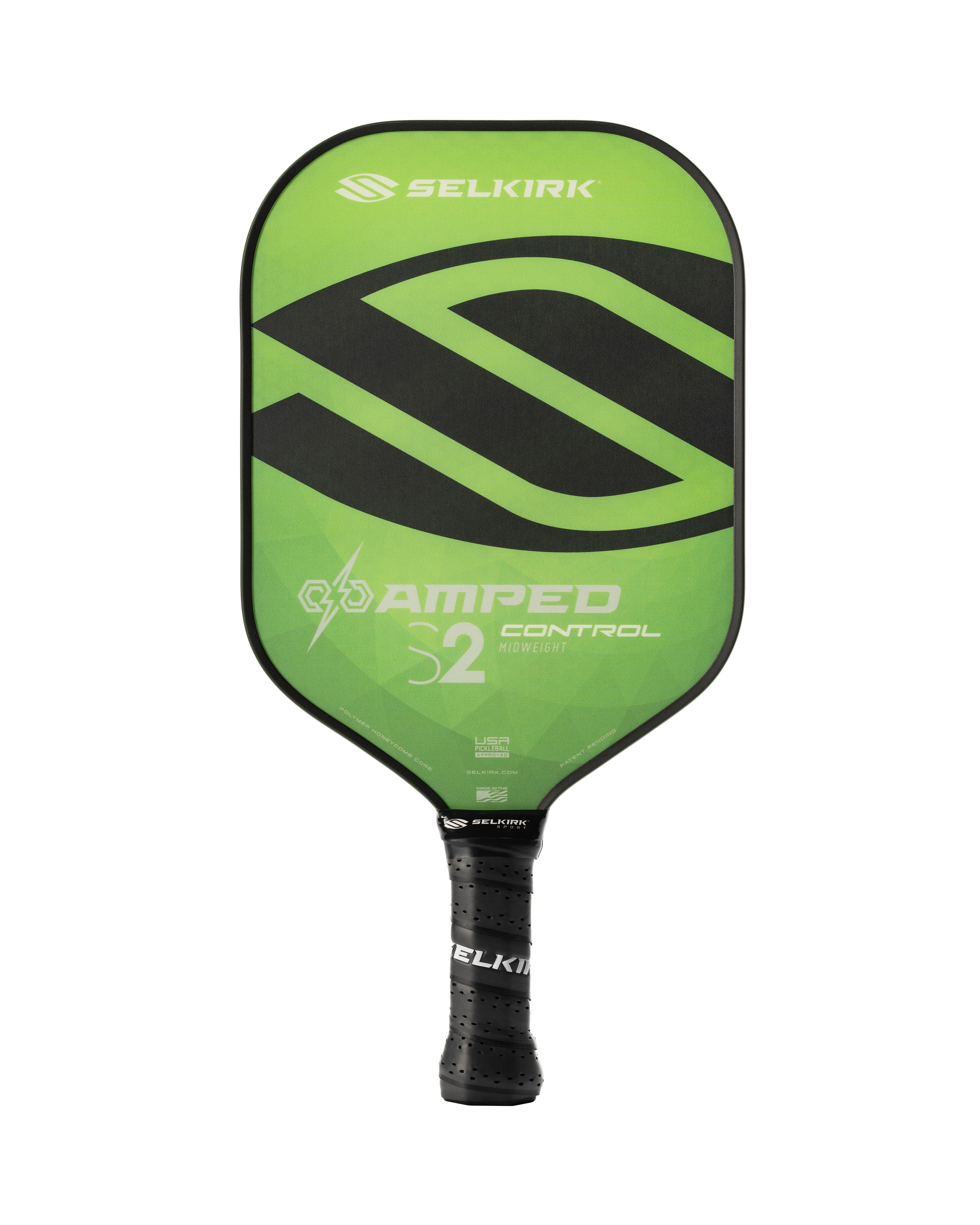 Selkirk AMPED Control - S2 - Pickleball Paddle - S2 / Green / Midweight / None