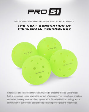 Pro S1 Pickleball - 100 Pack