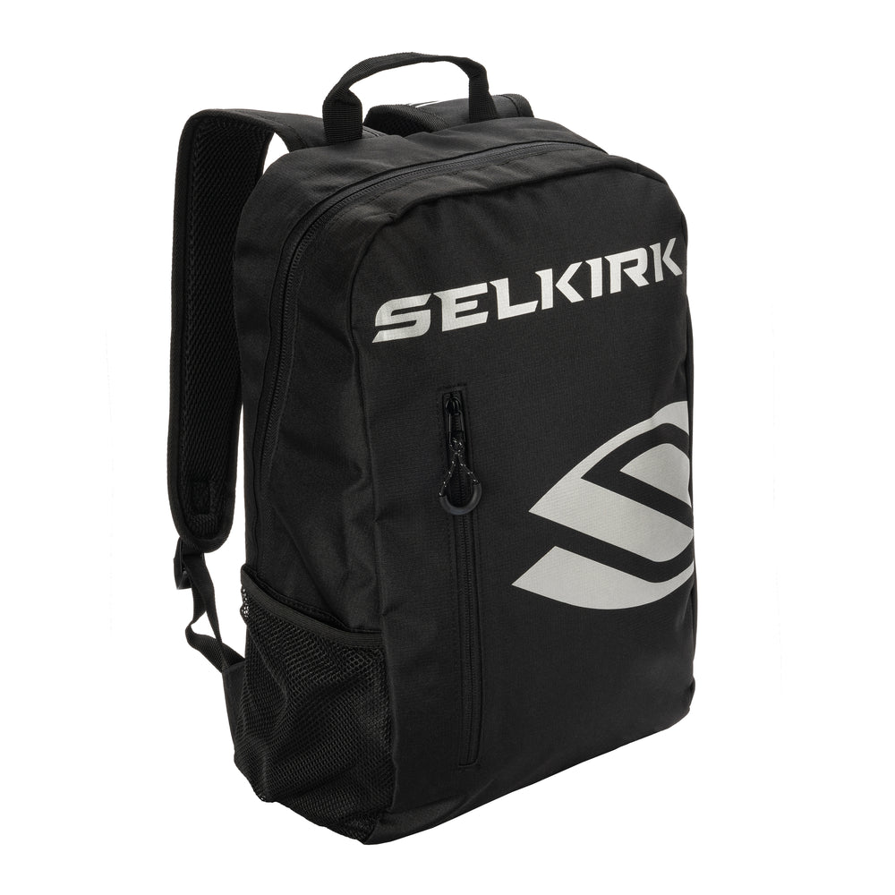 Selkirk Sport Core Line Day Bag Pickleball Backpack in navy, pink, red, purple, blue, black, and green.