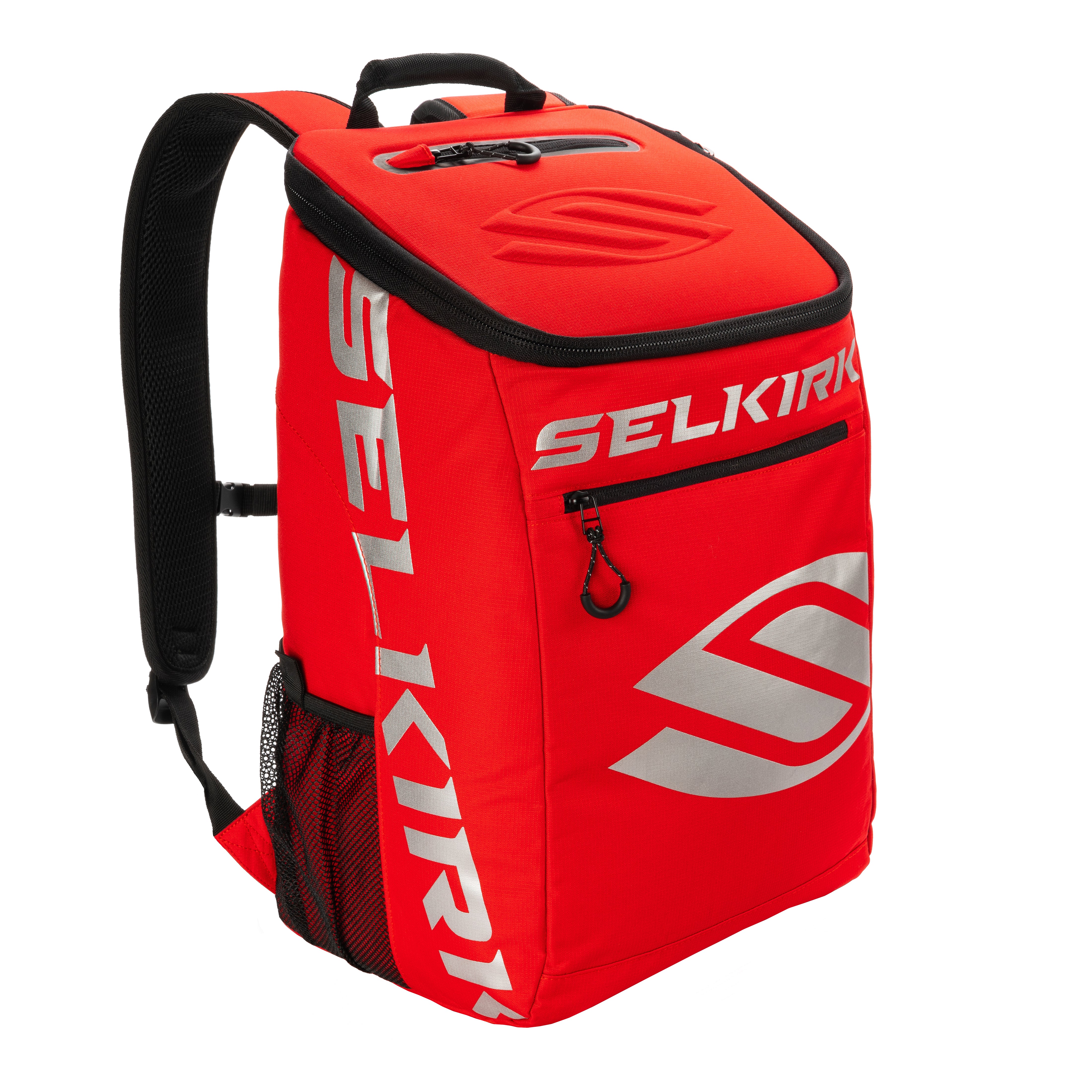 Black Selkirk Sport Core Line Team Bag with logo and zipper compartment.