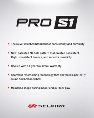 Pro S1 Pickleball - 4 Pack