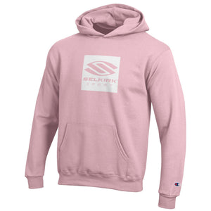 Selkirk Youth Hoodie - Champion Powerblend - Scarlet / Large