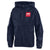 Navy Selkirk Youth Packable Jacket with Champion logo on chest