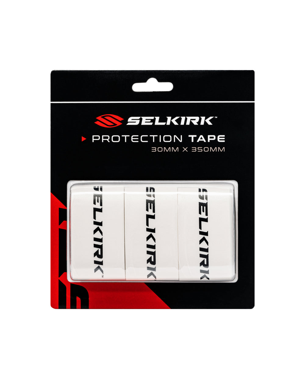 Packaged Black Selkirk Pickleball Paddle Protective Edge Guard Tape.