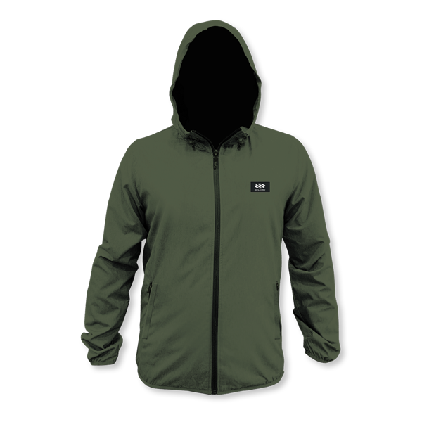 Men’s Major Hooded Rain Jacket - Olive / Small