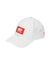 White Selkirk Sport Red Label Wide Brim Performance Hat with logo on front