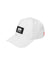 White Selkirk Sport Classic Fitted Pickleball Cap with black logo on front