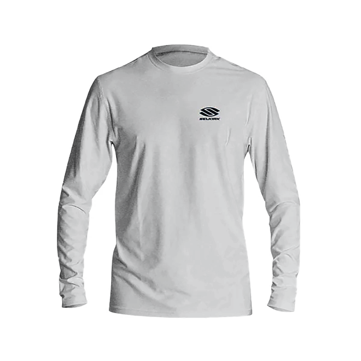 Men’s Antik UPF50 Long Sleeve shirt in light gray with heather print and sun protection