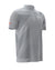 Selkirk Sport men's Symmetrix polo pickleball tee shirt in black, grey, and red.