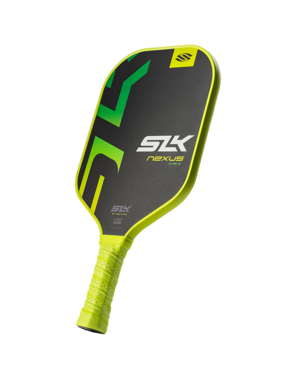 SLK Nexus Pickleball Paddle by Selkirk Sport in green.