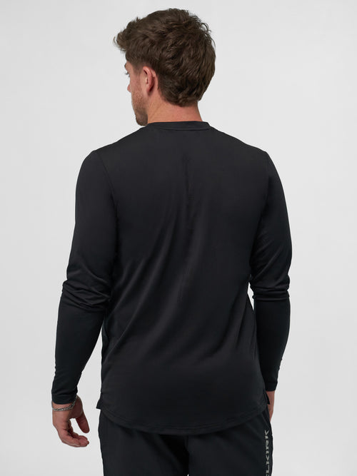 Men's Pro Line Athletic Long Sleeve Shirt - Blackout / XS