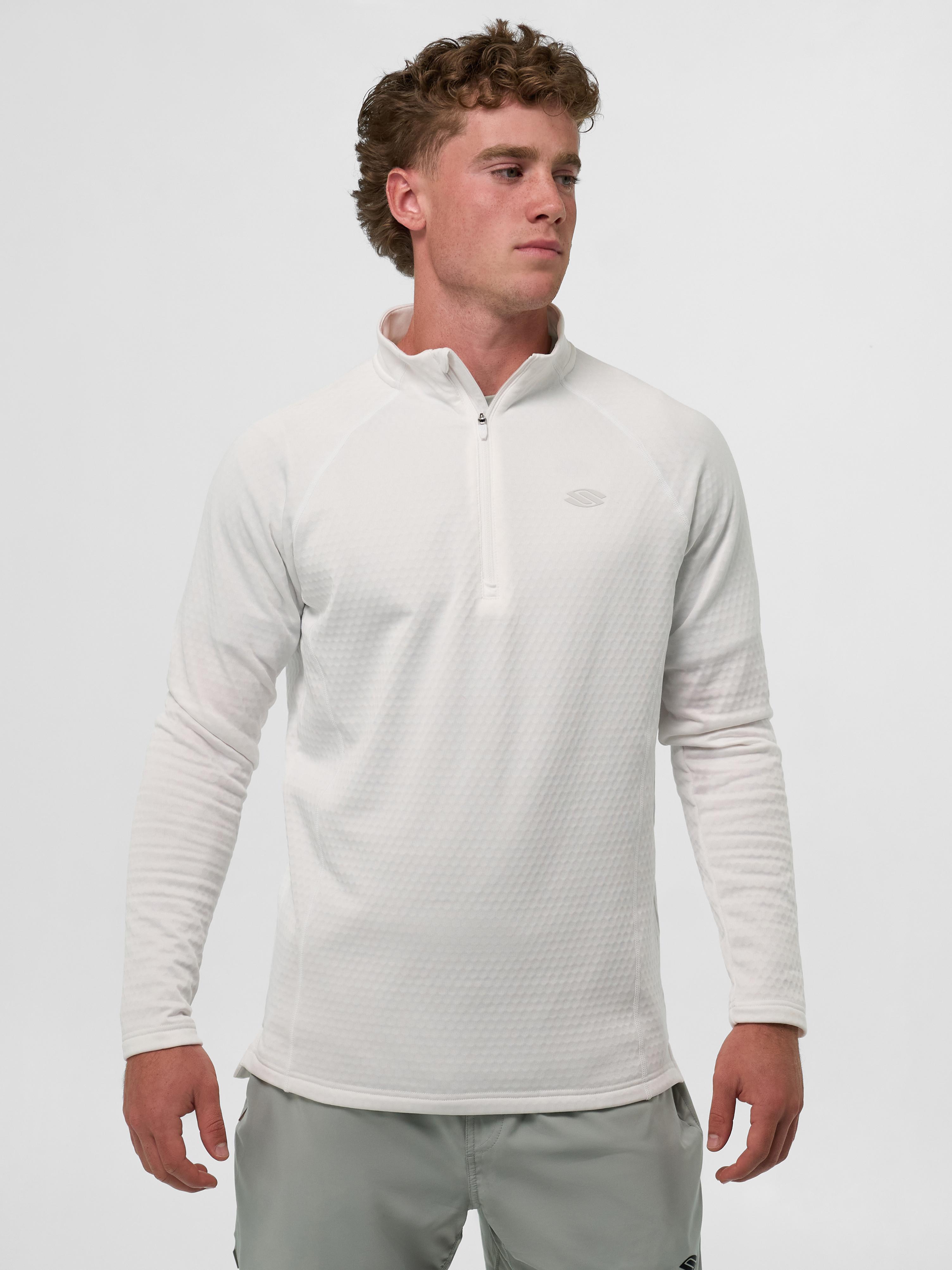 Men's Pro Line 1/4 Zip Pullover - Chalk / XS