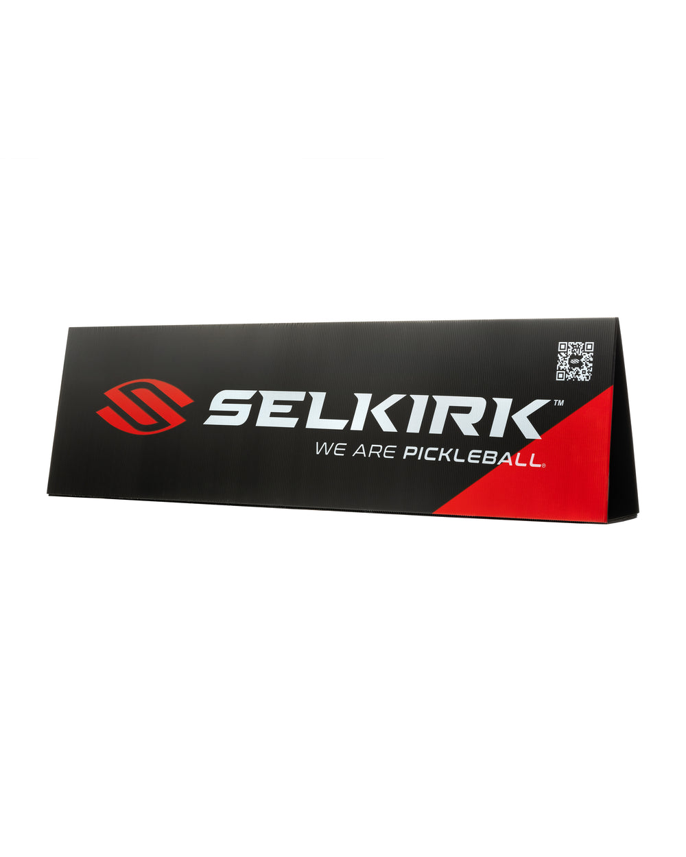 Selkirk Sport WE ARE PICKLEBALL ball blocker in black and red.