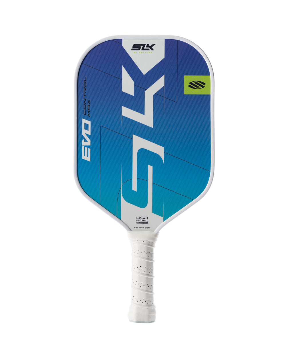 SLK Evo Max Pickleball Paddle by Selkirk Sport in green.