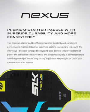 SLK Nexus - Max - Pickleball Paddle - Citron