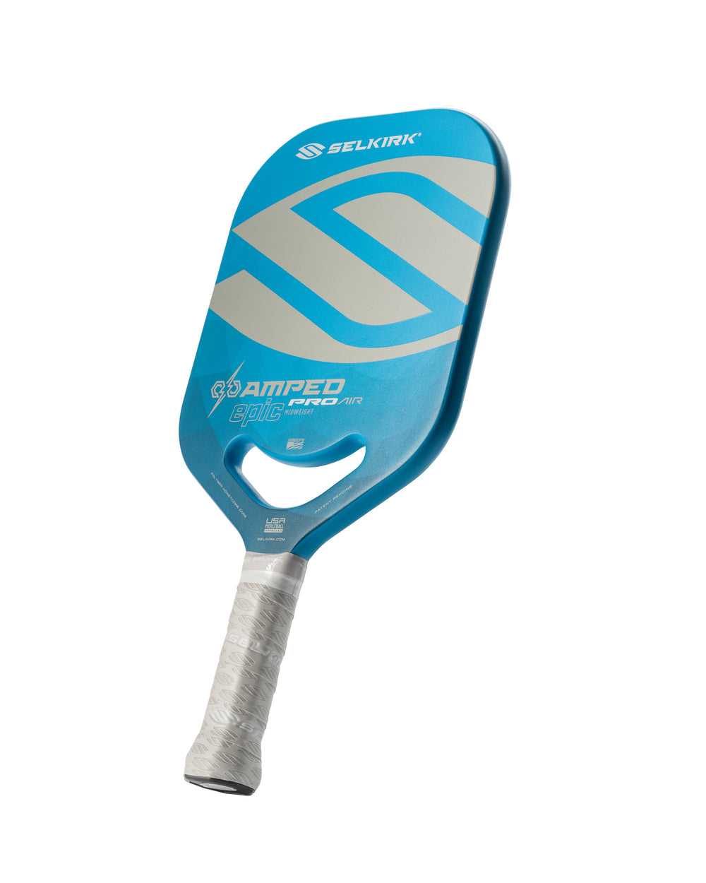 Introducing the Selkirk AMPED Pro Air Epic Pickleball Paddle, with a blend of power and control. The AMPED Pro Air Epic paddle from Selkirk Sport comes in red, purple, green, blue, and silver.