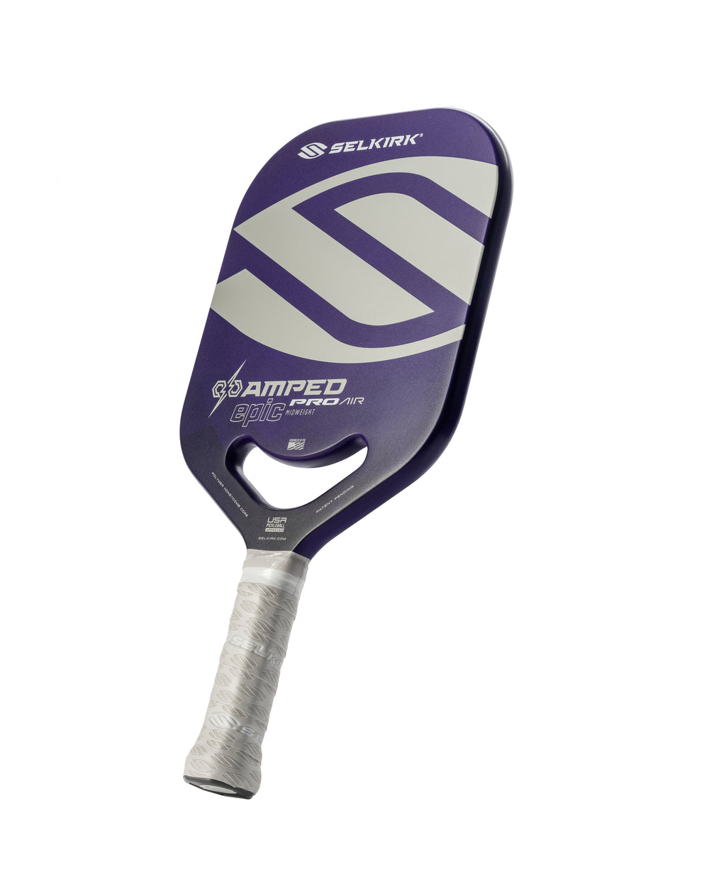 Introducing the Selkirk AMPED Pro Air Epic Pickleball Paddle, with a blend of power and control. The AMPED Pro Air Epic paddle from Selkirk Sport comes in red, purple, green, blue, and silver.