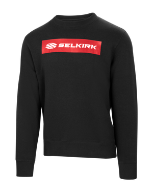 Selkirk Sport Sideline Soft Cotton Crew Neck Sweatshirt - Black / S