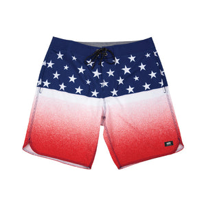 Men's Flag Shorts - Gray / 30