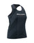 Selkirk Sport women's Symmetrix pickleball tank top in black, grey, and red.