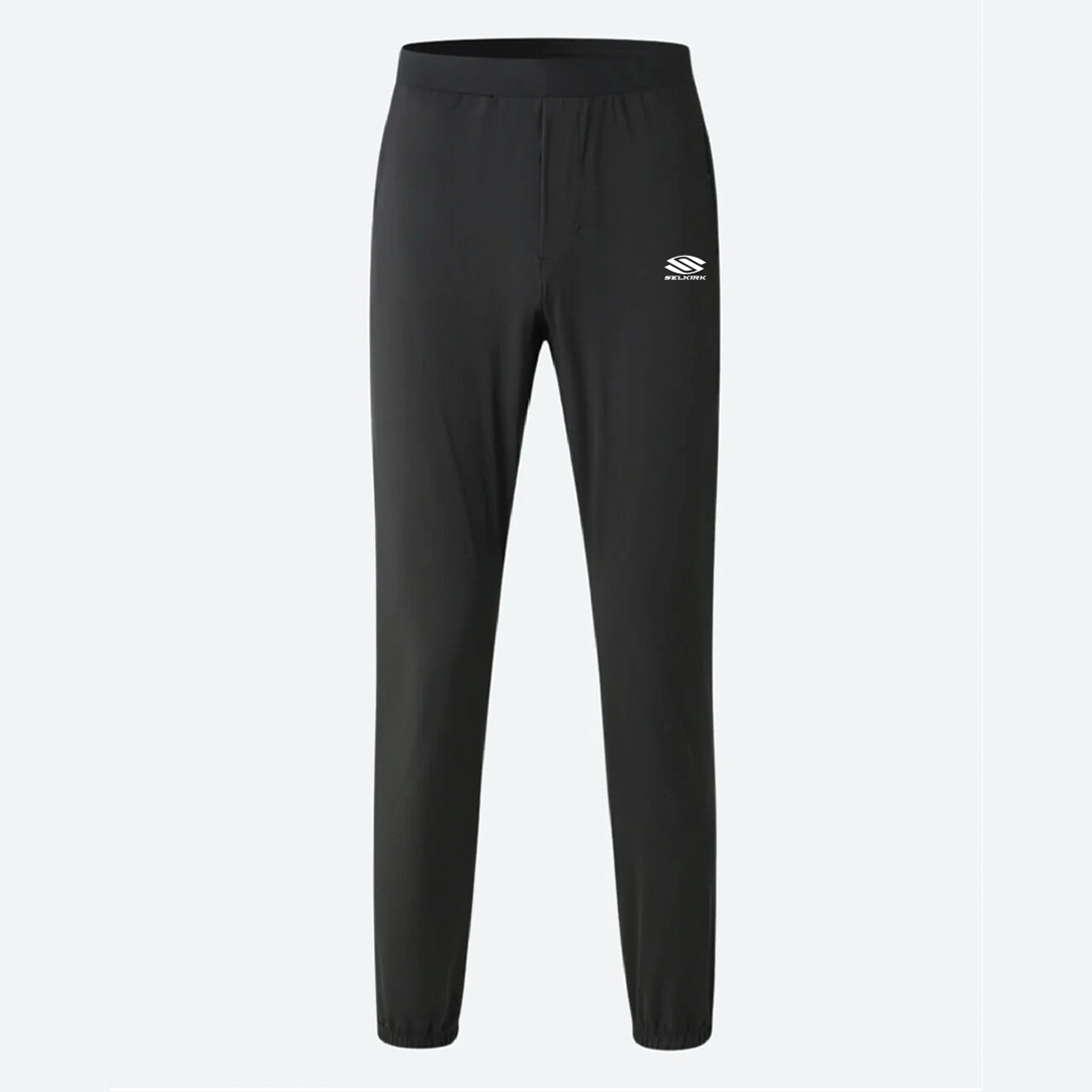 Selkirk TruWear Men's Adapt Pickleball Jogger Pants in black, charcoal, and light gray.