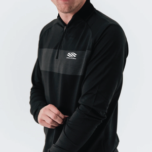 Selkirk TruWear Men's Apex 2.0 Lifestyle Quarter Zip Pullover - Black / Small