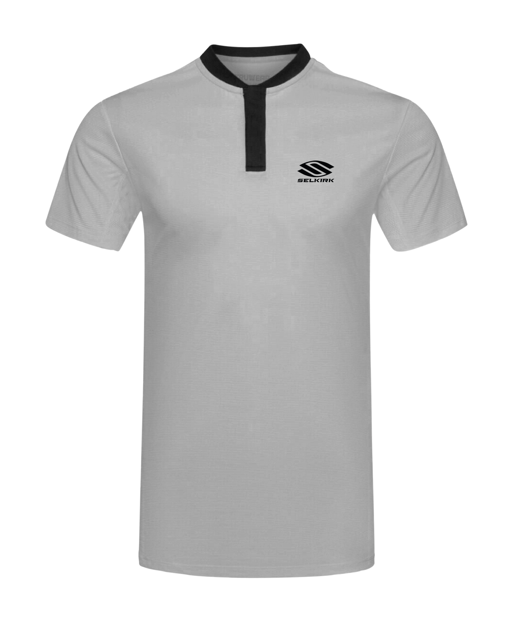 Selkirk pickleball men's polo shirt.