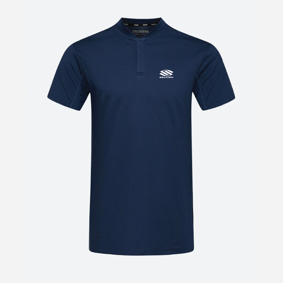 Navy Selkirk TruWear Men's Pinnacle Lifestyle Blade Polo 2.0