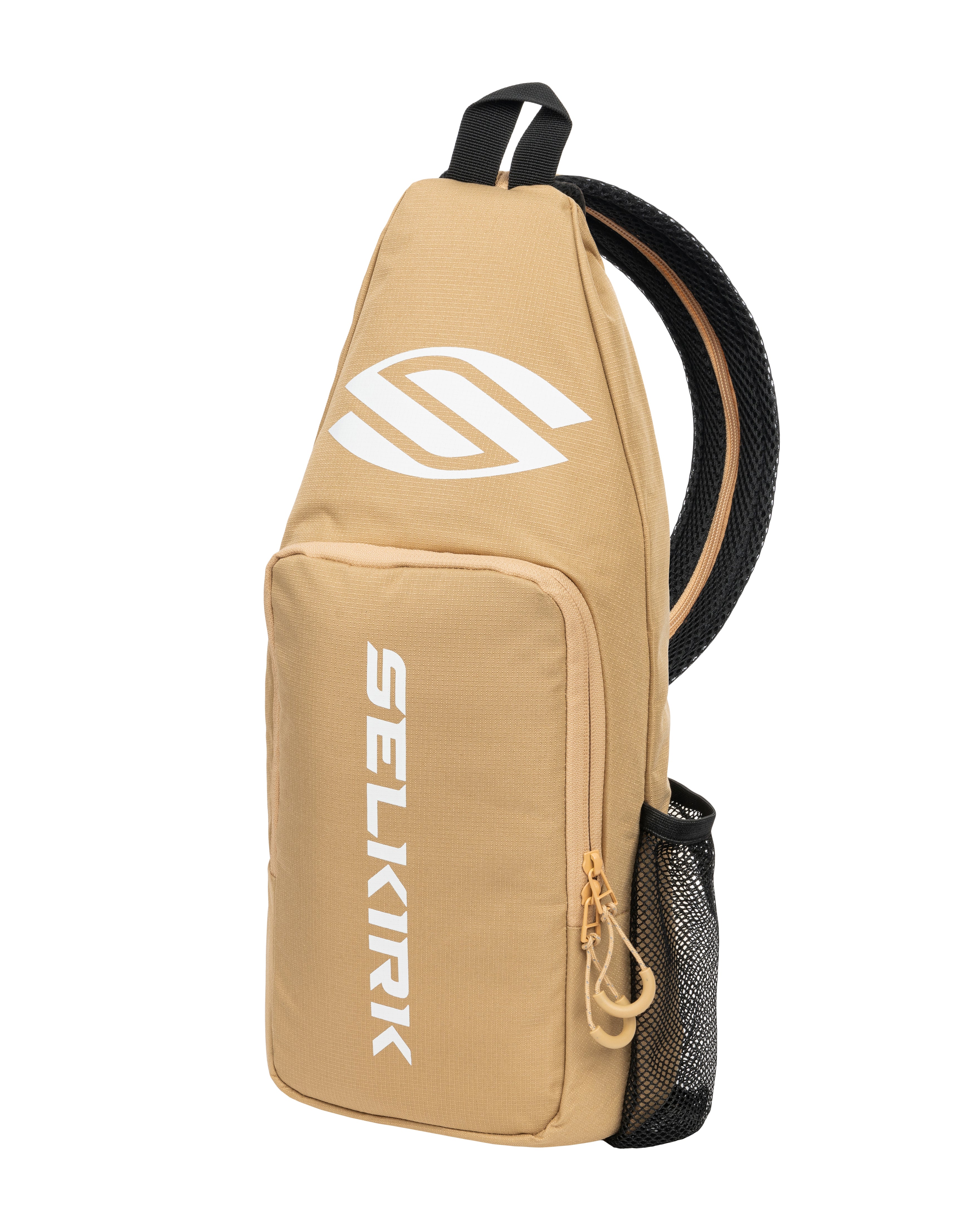 Tan Core Line Pickleball Sling Bag