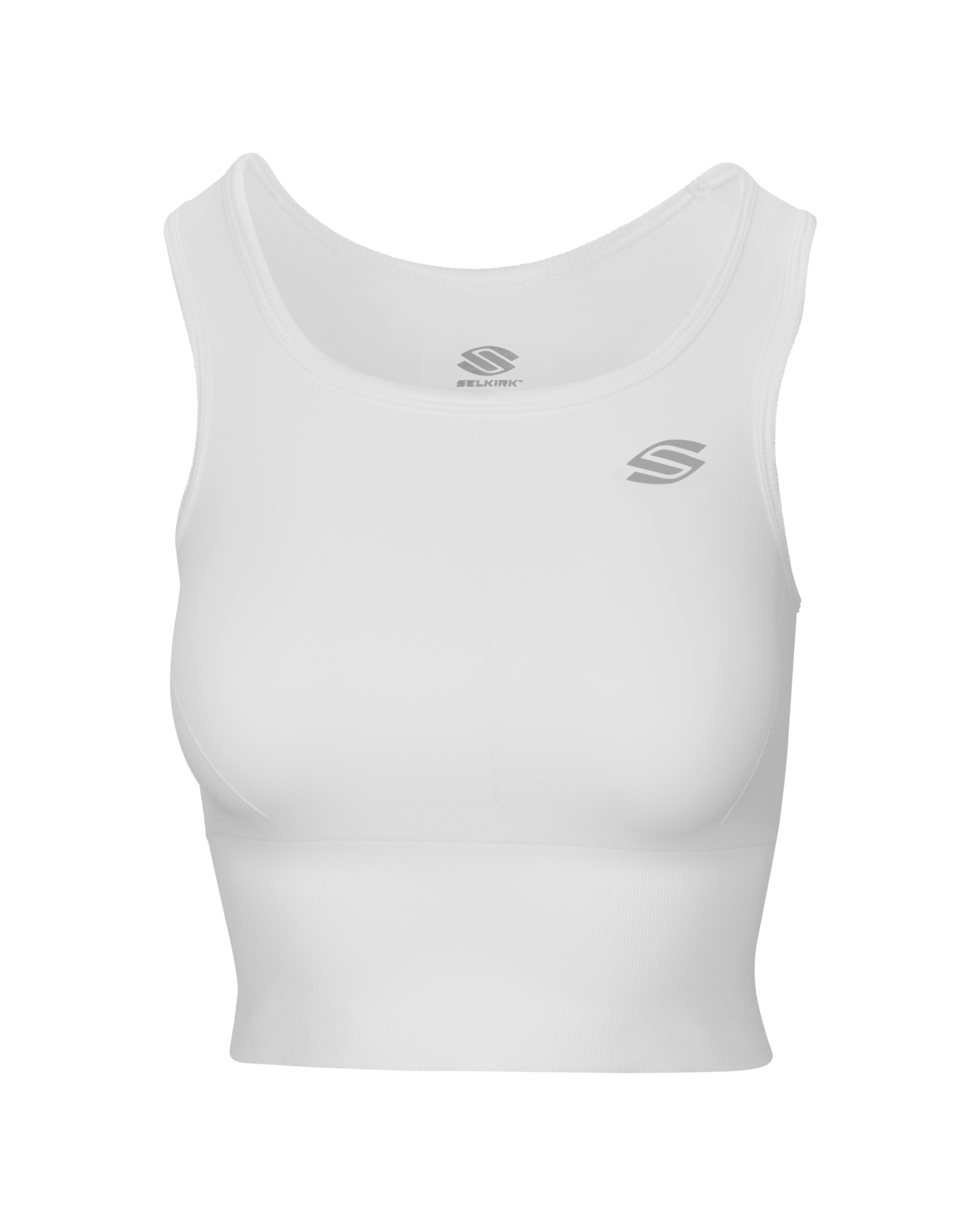 Women's Pro Line Seamless Fitted Tank Top - White / XS/S