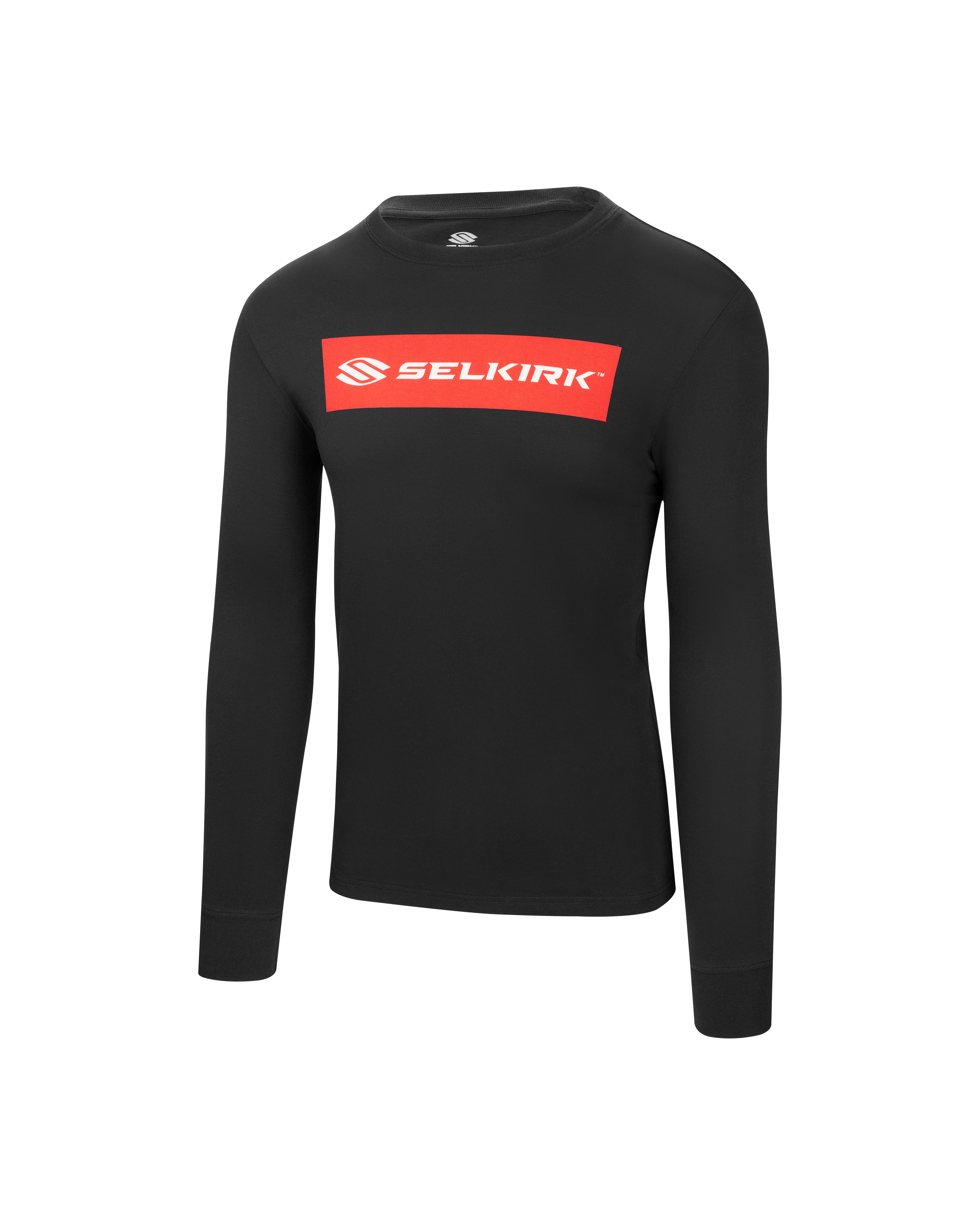 Selkirk Sport Sideline Soft Cotton Long Sleeve Tee - Black / XS