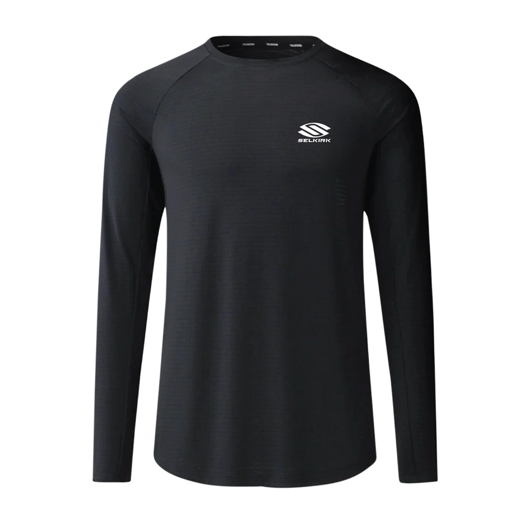 Selkirk pickleball men's long-sleeve shirt.