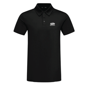 Selkirk TruWear Men's Crest Lifestyle Performance Polo 2.0 - Black / Small