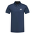 Selkirk pickleball Navy Selkirk TruWear Men's Crest Lifestyle Performance Polo 2.0 with logo.