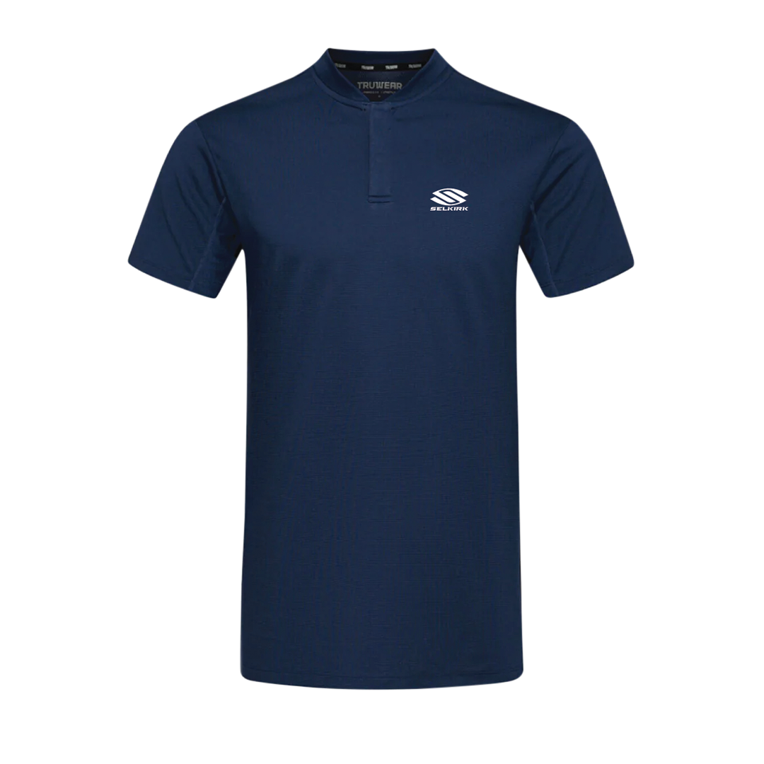 Navy Selkirk TruWear Men's Pinnacle Lifestyle Blade Polo 2.0