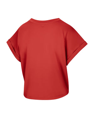 Selkirk Sport Women's Sideline Soft Cotton Boxy Tee - Red / XL