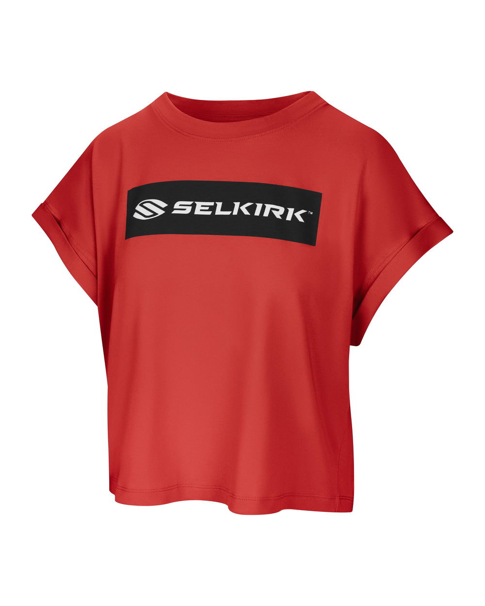 Selkirk pickleball women's Sideline boxy tee shirt.