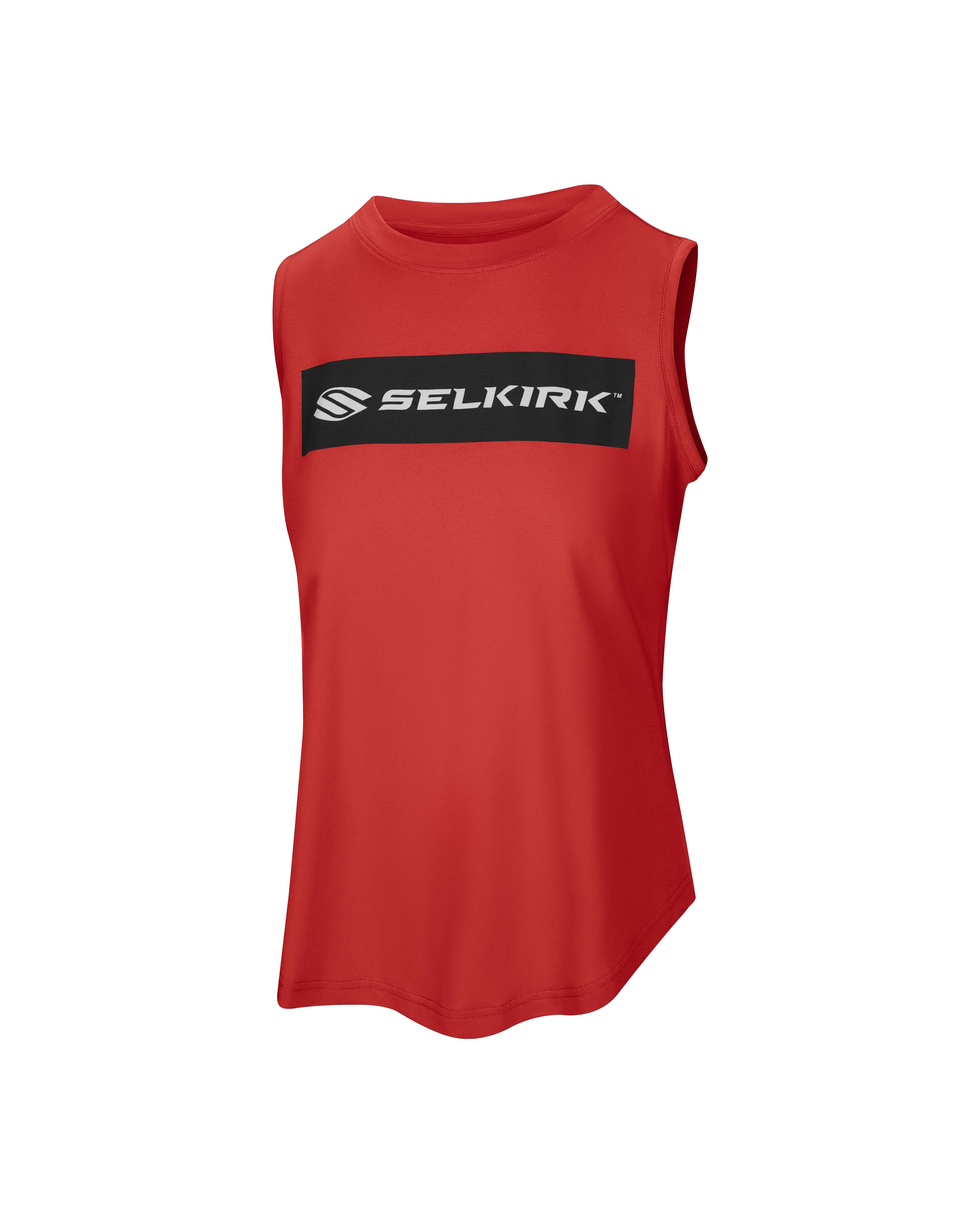 Selkirk Sport Women's Sideline Soft Cotton Tank Top - Red / XL