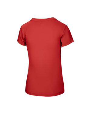 Selkirk Sport Women's Sideline Soft Cotton Short Sleeve Tee - Red / XL